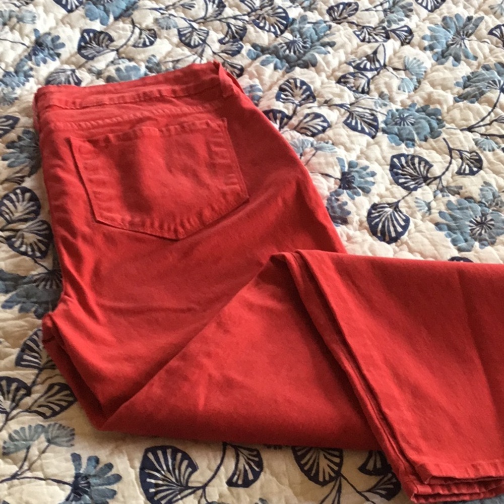 EUC NYDJ Ankle Red Jeans